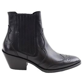 Mellow Yellow Botas de cuero Negro