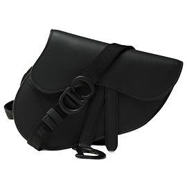 DIOR Saddle Bag in Black Leather - 101851 Black