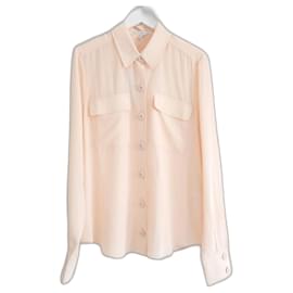 Joie-Joie Eastona Silk Shirt Frappe-Peach