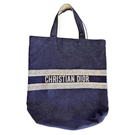 Christian Dior-Dior Holiday Tote-Blue