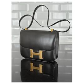 Hermès-Constance 23cm-Noir