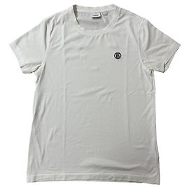 White Burberry T-shirt current collection 2024 White