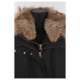 Woolrich-Cotton coat-Black
