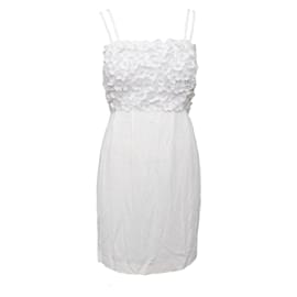 La Perla-La Perla Flower Embellished Dress-White