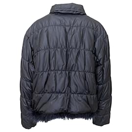 Autre Marque-Collection Privée Ermanno Daelli Silk Down Jacket-Black