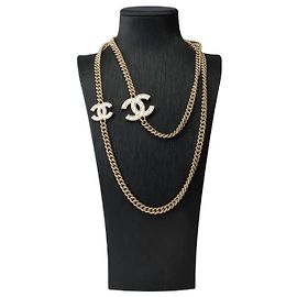 Gioielli CHANEL CC in metallo dorato - 101605 D'oro