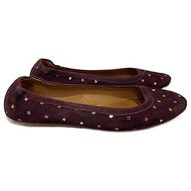 ISABEL MARANT Ballerines T.EU 38 Suède Violet