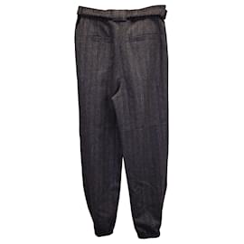 Brunello Cucinelli-Pantaloni, leggings-Grigio