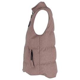 Canada Goose-Canada Goose Gillet in Brown Wool-Brown