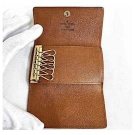 Louis Vuitton-Louis Vuitton Monogram Multicles 6 Key Case Canvas Key Holder M60701 in Good condition-Other