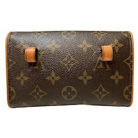 Louis Vuitton-Louis Vuitton Pochette Florentine Canvas Belt Bag M51855 in Good condition-Other