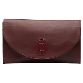 Cartier-Cartier Must De Cartier Leather Clutch Bag Leather Clutch Bag in Good condition-Other