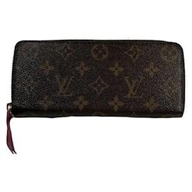 Louis Vuitton-Louis Vuitton Clemence Wallet Canvas Long Wallet M60742 in Excellent condition-Other