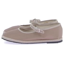 Autre Marque-Non Signé / Unsigned ballet flats T.EU 37 Cloth-Brown