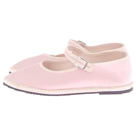 Autre Marque-Non Signé / Unsigned ballet flats T.EU 37 Cloth-Pink