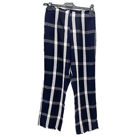 Pantaloni Reformation T.US 0 Lino Blu