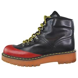 Prada-Black and red winter boots - size EU 41-Black