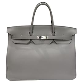 Hermès-Handbags-Silvery