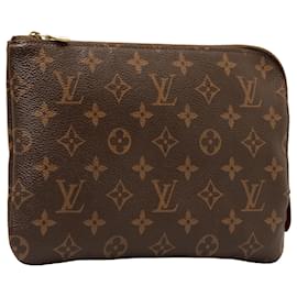 Louis Vuitton-Clutch-Taschen-Braun