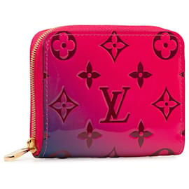Louis Vuitton-Louis Vuitton Pink Monogram Vernis Ombre Zippy Coin Purse-Pink