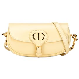 Dior Bobby em couro de bezerro amarelo East West com alça transversal Outro Amarelo
