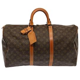 Louis Vuitton-Bolsa de viaje-Castaño