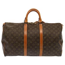 Louis Vuitton-Mala de viagem-Marrom