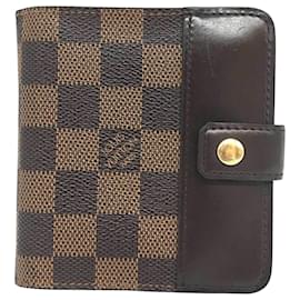 Louis Vuitton-Geldbörsen, Brieftaschen, Etuis-Braun