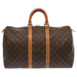 Louis Vuitton-Bolsa de viaje-Castaño