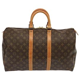 Louis Vuitton-Bolsa de viaje-Castaño