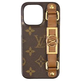 Louis Vuitton-Amuletos telefonicos-Castaño