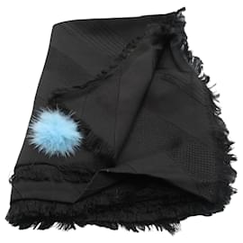 Fendi-Silk scarves-Black