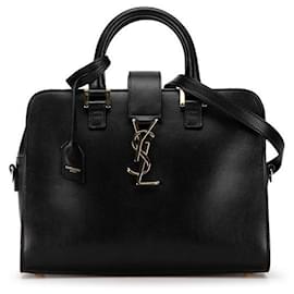 Yves Saint Laurent-Yves Saint Laurent Monogram Baby Cabas Leather Handbag 472469 in Good condition-Other
