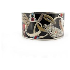 Hermès-HERMES ENAMEL BRACELET XL COMPETITION D’ETRIER SIZE 16CM ENAMEL STRAP BANGLE-Multiple colors