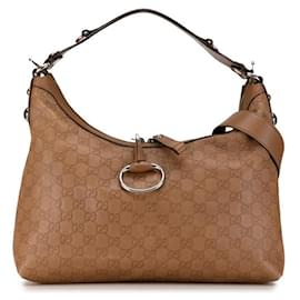 Gucci-Gucci Guccissima Leather Hobo Bag Leather Shoulder Bag 232961 in Excellent condition-Other