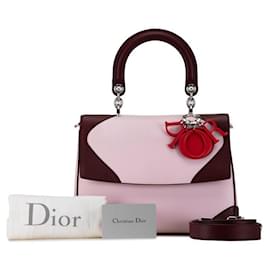 Dior-Dior Tricolor Be Dior Flap Bag Leather Handbag in Excellent condition-Other