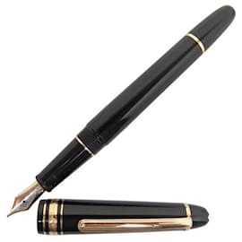 Montblanc-NUEVA PLUMA ESTILOGRÁFICA MONTBLANC MEISTERSTUCK DORADA HOMENAJE A CHOPIN MB132464 PLUMA-Negro