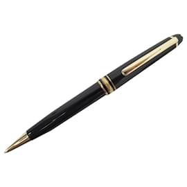 Montblanc-BOLÍGRAFO MONTBLANC MEISTERSTUCK CLASSIC MB132453 BOLÍGRAFO DE RESINA ORO-Negro