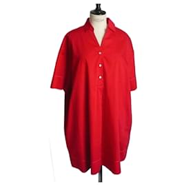 Bellerose-BELLEROSE New red cotton dress size 1-Red