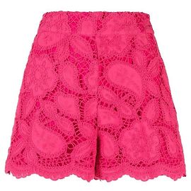 Short MAJE Lannick em bordado inglês rosa T34 EM ESTADO NOVO Rosa