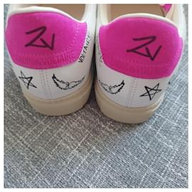 Zadig & Voltaire-Zadig & Voltaire sneakers ZV1749-White,Fuschia