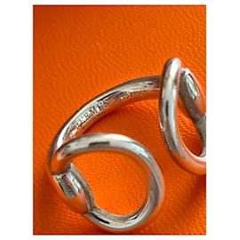 Hermès-Hermès Nausicaa GM ring-Silvery