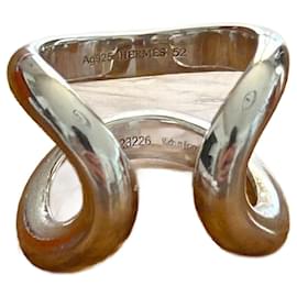 Anello Hermès Lima GM Argento