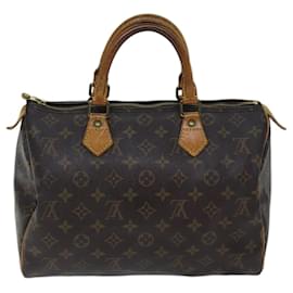 Louis Vuitton-LOUIS VUITTON Monogram Speedy 30 Hand Bag M41526 LV Auth yk12019-Monogram