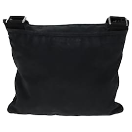 Prada-PRADA Sports Shoulder Bag Nylon Black Auth 73150-Black