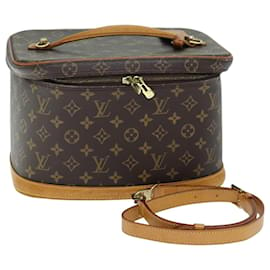 Louis Vuitton-LOUIS VUITTON Monogram Nice Hand Bag 2way M47280 LV Auth 71765-Monogram