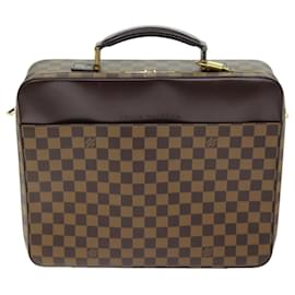 Louis Vuitton-LOUIS VUITTON Damier Ebene Canvas Ordinatur Savana Tasche 2way N53355 LV Auth 73260-Andere