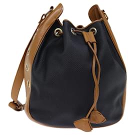 Saint Laurent-SAINT LAURENT Shoulder Bag PVC Black Auth bs13877-Black