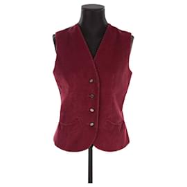 Saint Laurent-Burgundy jacket-Dark red