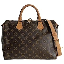 Louis Vuitton-Louis Vuitton Louis Vuitton Speedy 30 Bandouliere bag in monogram canvas-Brown